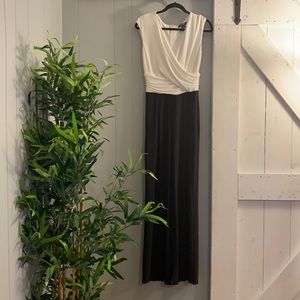 Ralph Lauren White/Black Jumpsuit - size 8